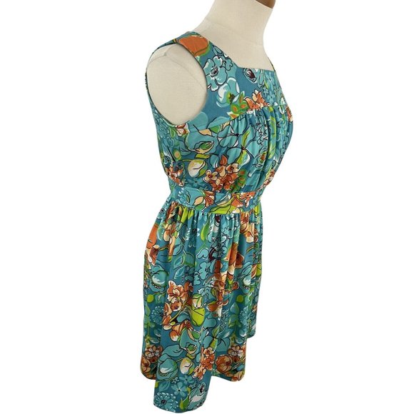 Vintage 70s TeJo of California Women's Hawaiian Tropical Floral Dress - Picture 5 of 9